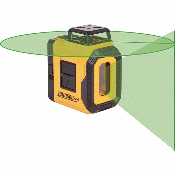Self Leveling with Plumb Line Level: 2 Beams, Green Beam