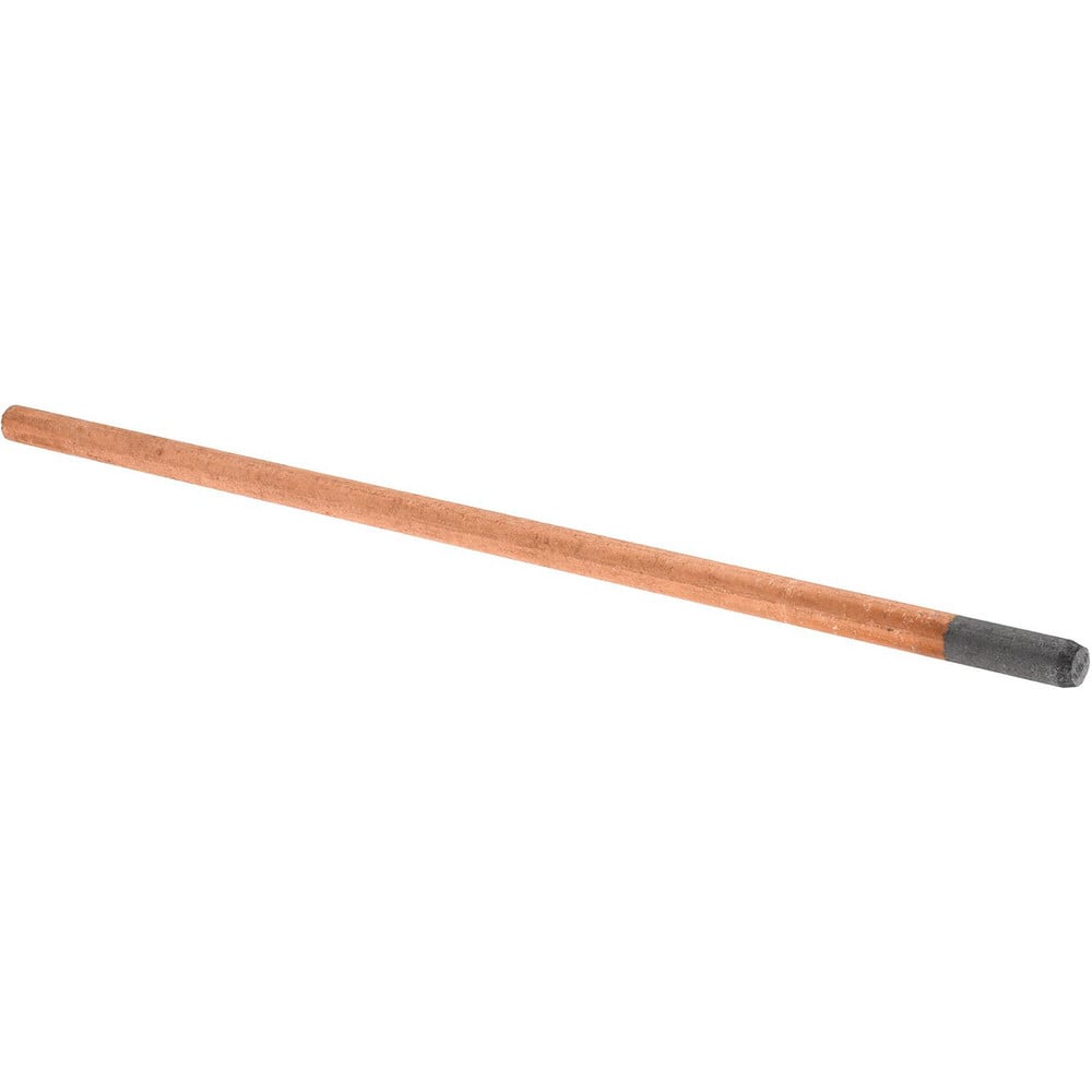 Stick Welding Electrode: 3/8" Dia, 12" Long, Copper