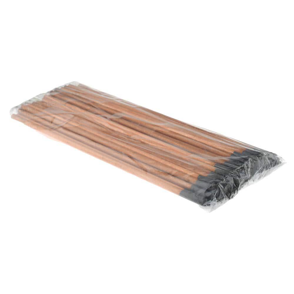 Stick Welding Electrode: 1/4" Dia, 12" Long, Copper