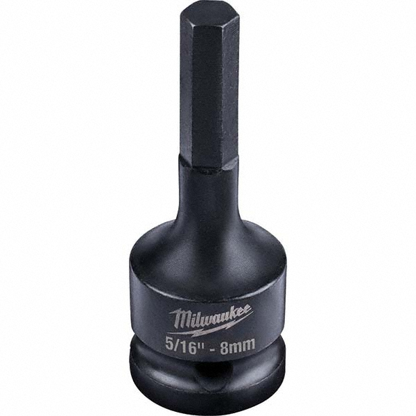 Milwaukee Tool Impact Hex & Torx Bit Sockets; Drive Size (Inch) 1/2