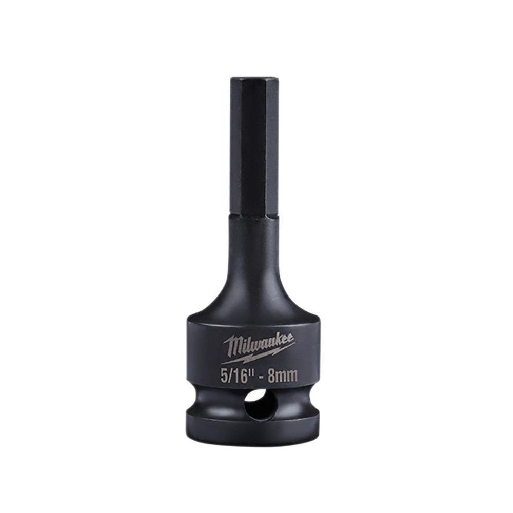 Impact Hex & Torx Bit Sockets: Drive Size (Inch): 1/2; Hex Size (mm): 8.00; Hex Size (Inch): 5/16