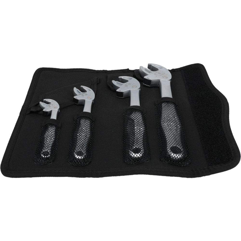 Spanner Wrenches & Sets; Set Type: Adjustable Ratcheting Wrench; Minimum Capacity (mm): 7; Maximum Capacity (mm): 19.000; Maximum Capacity (Inch): 3/4; Number Of Pieces: 4; Overall Length (Inch): 10.43; Contents: 1x 6004 Joker 4 set 1 self-setting spanner