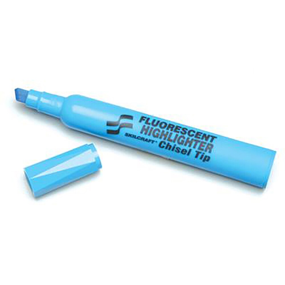 Highlighter Marker: Blue, Fluorescent