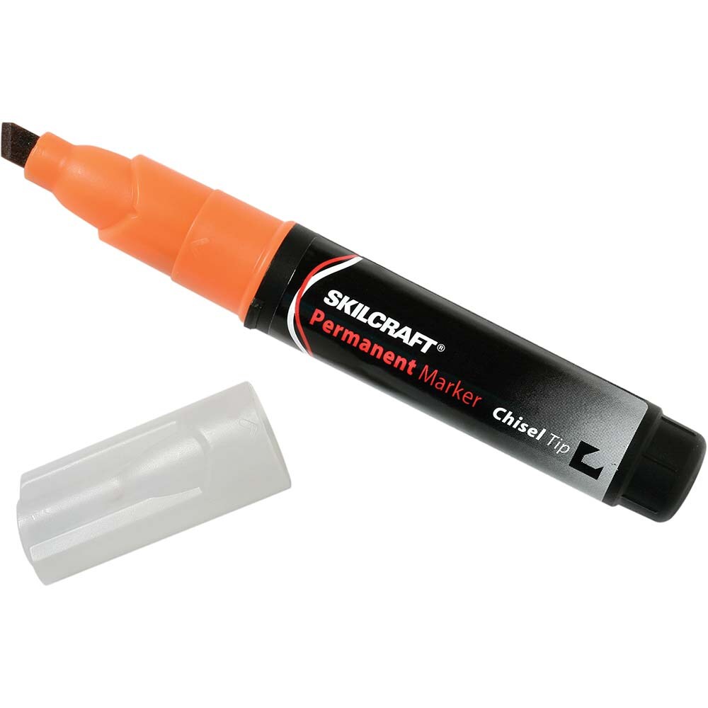 Permanent Marker: Orange, Water-Based