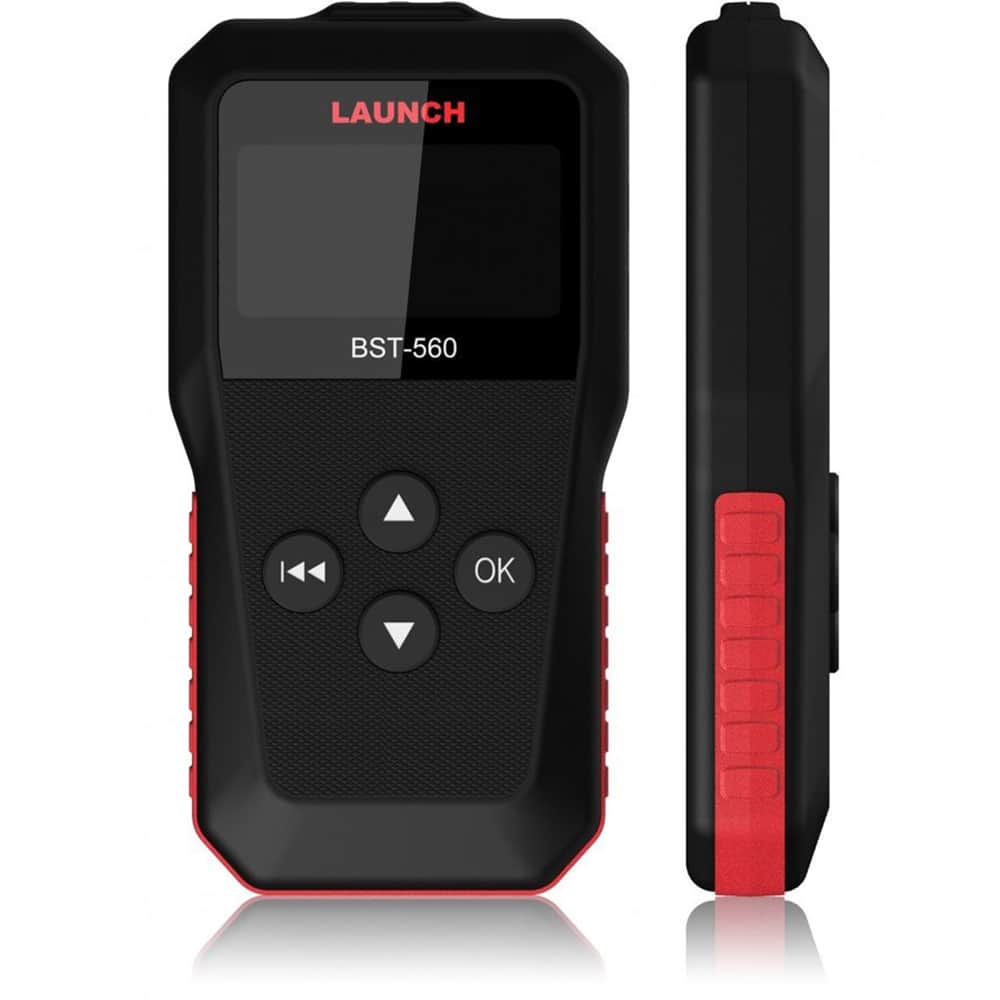 Launch Tech USA 307050055 Series BST-560 6 to 24V Battery Tester with 2 Leads 