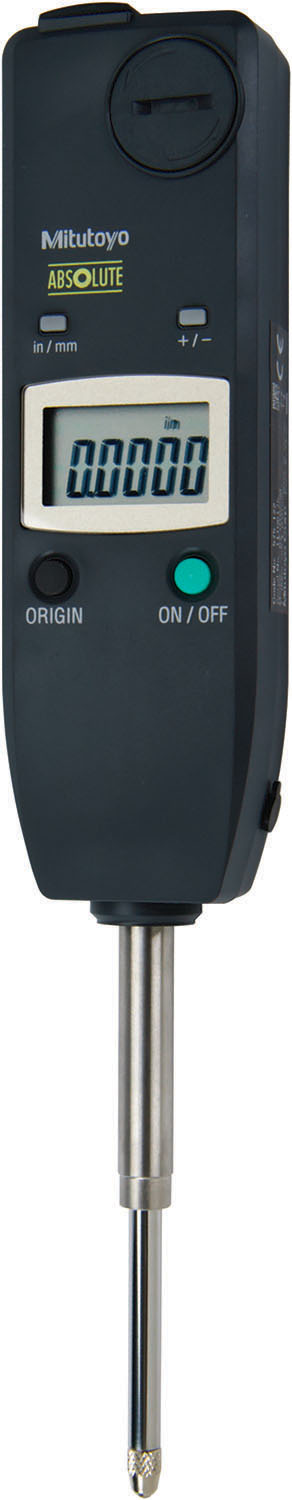 LCD Electronic Drop Indicator: 1" Max, 0.0008" Accuracy, Flat Back - IP42