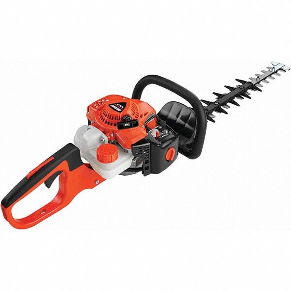 Hedge Trimmer: Gas Power, Double-Sided Blade, 20" Cutting Width, 20" Blade Length