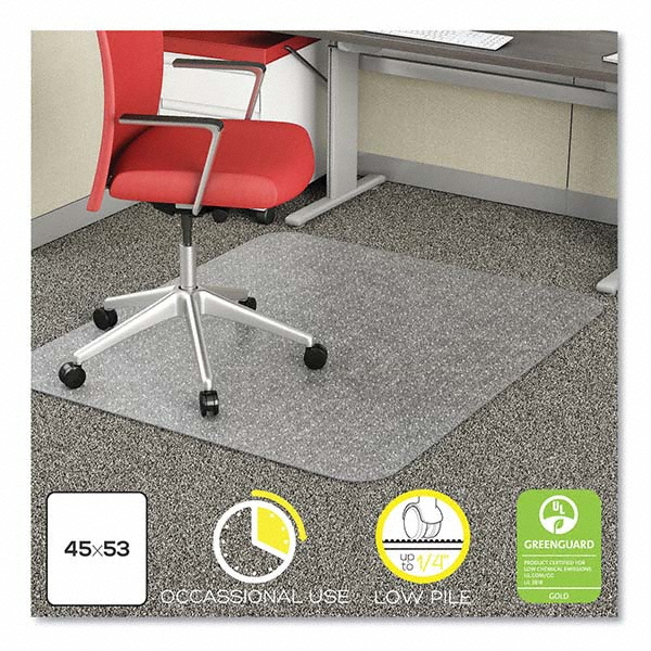 Deflecto ECONOMAT OCCASIONAL USE CHAIR MAT FOR LOW PILE CARPET 45 X