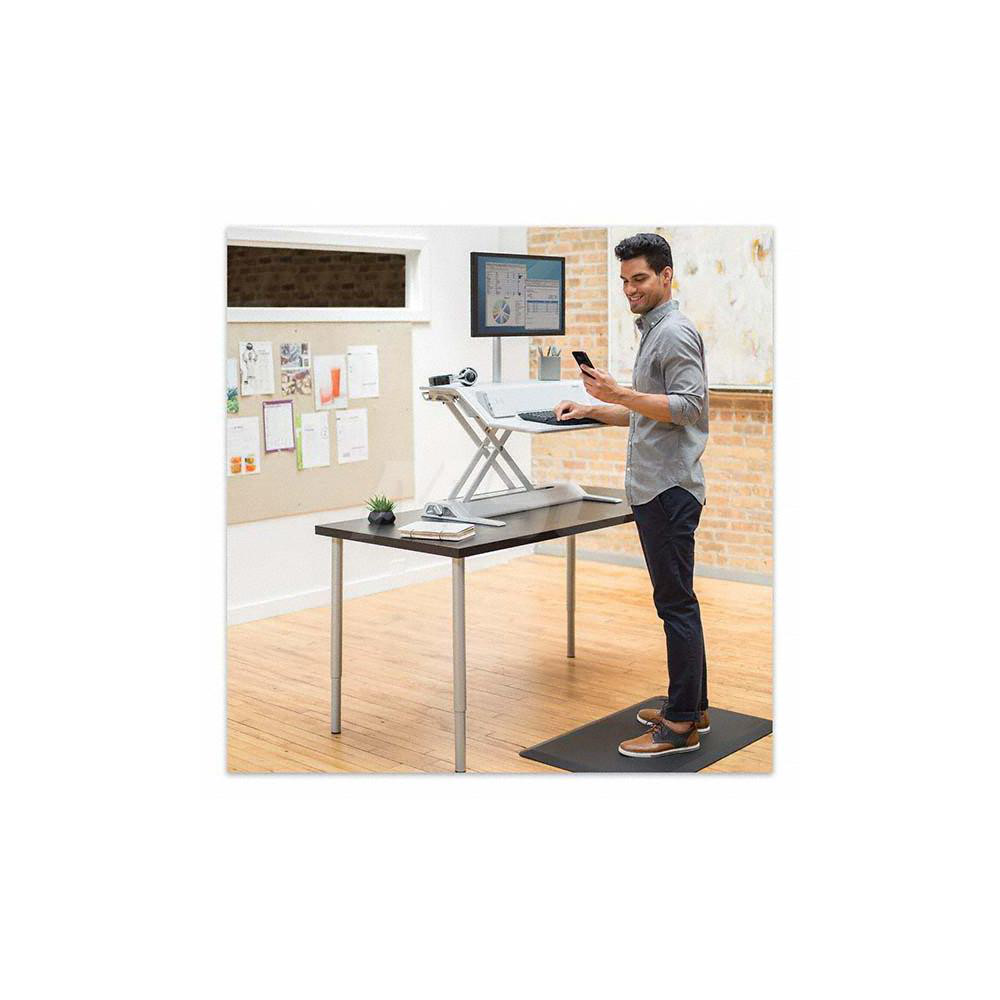 FELLOWES AntiFatigue Mat 24" Length, 36" Wide, 3/4" Thick, Urethane, Beveled Edge MSC