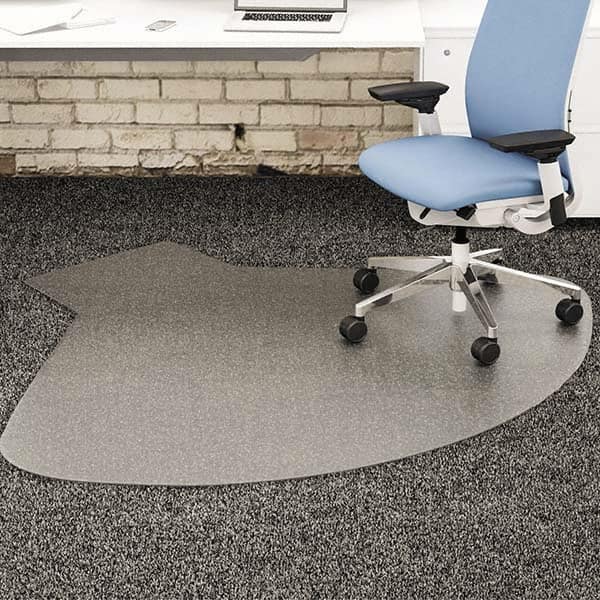 Chair Mats; Style: Straight Edge ; Shape: Workstation ; Width (Inch): 60 ; Length (Inch): 66 ; Lip Cutout Size: 20 x 12 (Inch)
