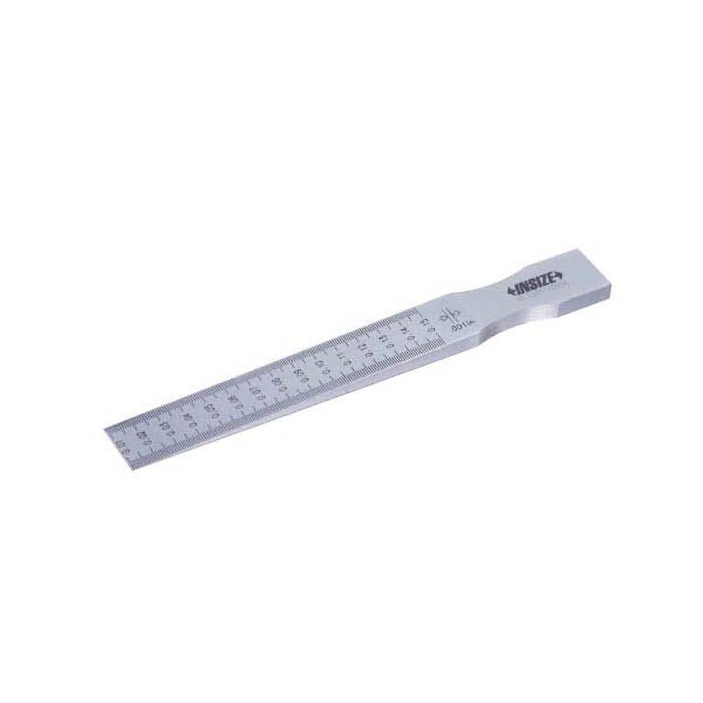Insize USA LLC 4630-1E Taper Gages; Minimum Measurement (Inch): 0.0100 ; Minimum Measurement (Decimal Inch): 0.0100 ; Maximum Measurement (Inch): 0.1500 ; Maximum Measurement (Decimal Inch): 0.1500 ; Number of Leaves: 1 ; Overall Length (Inch): 4-1/2 