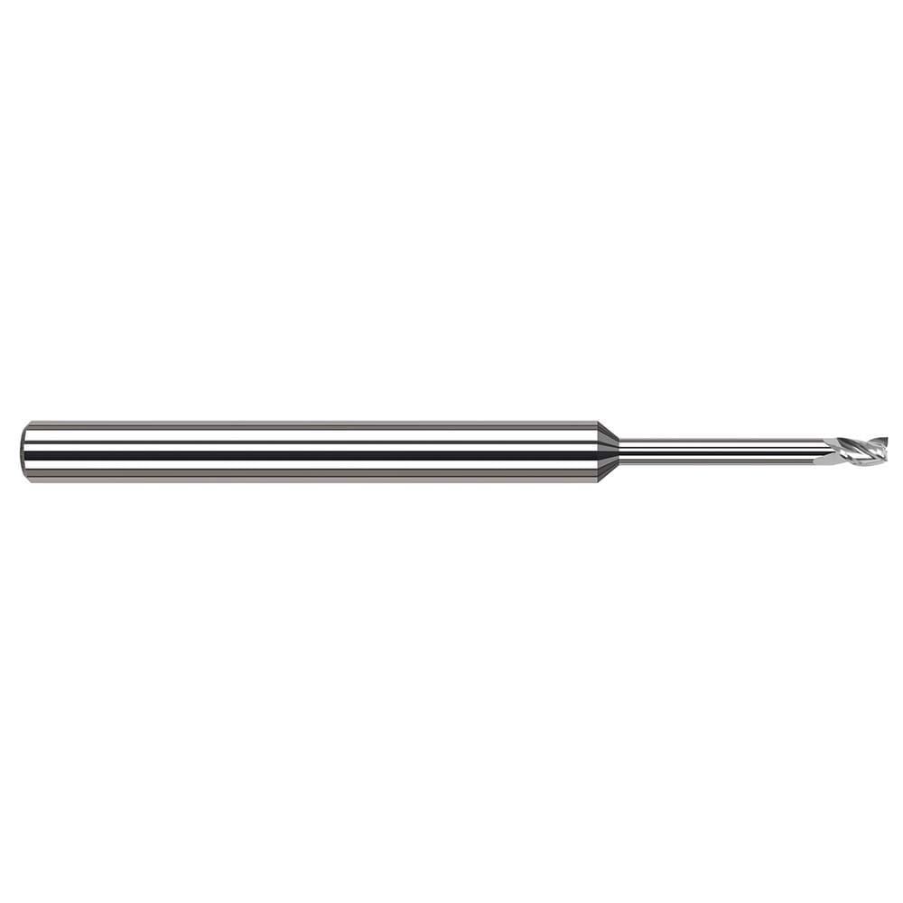 Harvey Tool 846916 Square End Mill: 1/4" Dia, 3 Flutes, 3/8" LOC, Solid Carbide, 30 ° Helix Image