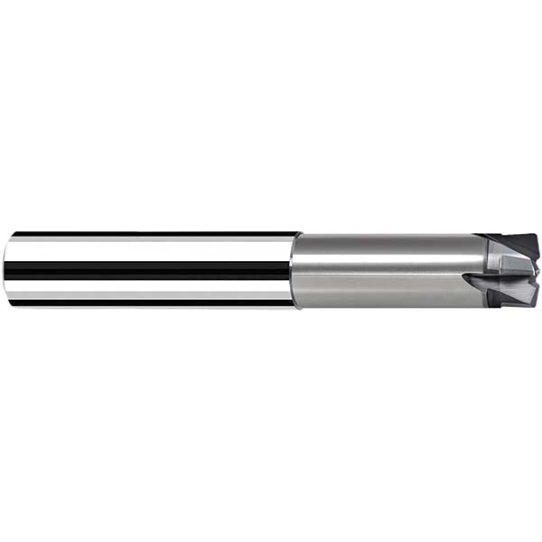 Corner Radius End Mill Head: 4 Flutes