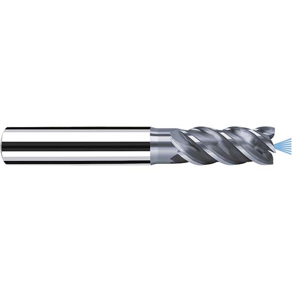 Fraisa P98201605 Corner Radius End Mill: 5/8" Dia, 1-1/8" LOC, 0.008" Radius, 4 Flutes, Solid Carbide Image