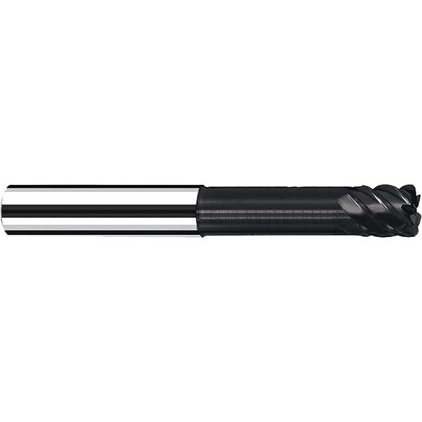 Fraisa B15652256 Corner Radius End Mill: 3/16" Dia, 3/16" LOC, 0.03" Radius, 4 Flutes, Solid Carbide 