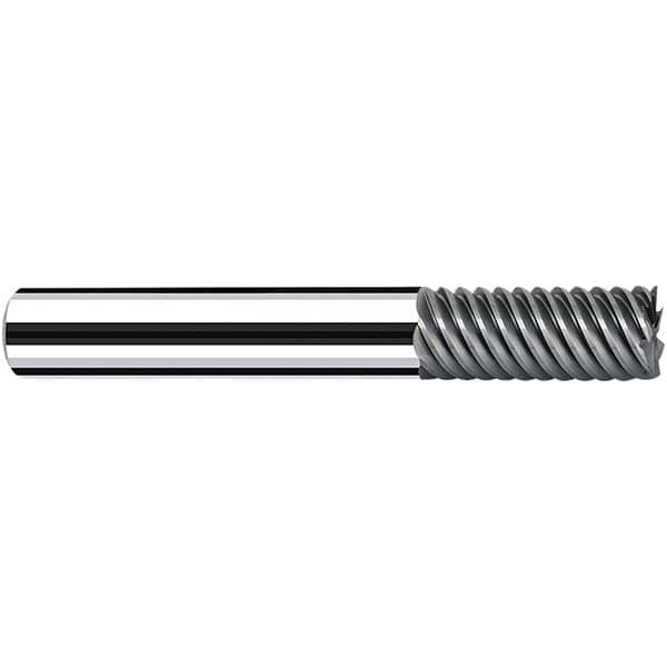 Fraisa P15250180 Square End Mill: 8mm LOC, 57mm OAL, 5 Flutes, Solid Carbide 