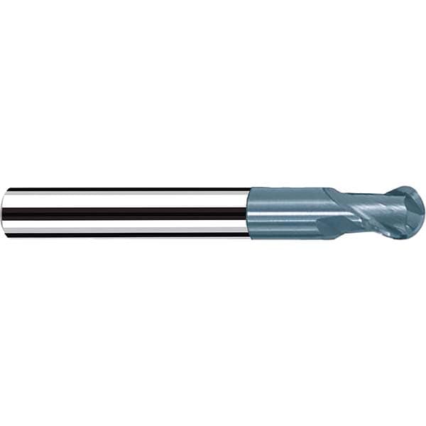 Fraisa P5810312 Ball End Mill: 0.25" Dia, 2 Flute, Solid Carbide Image