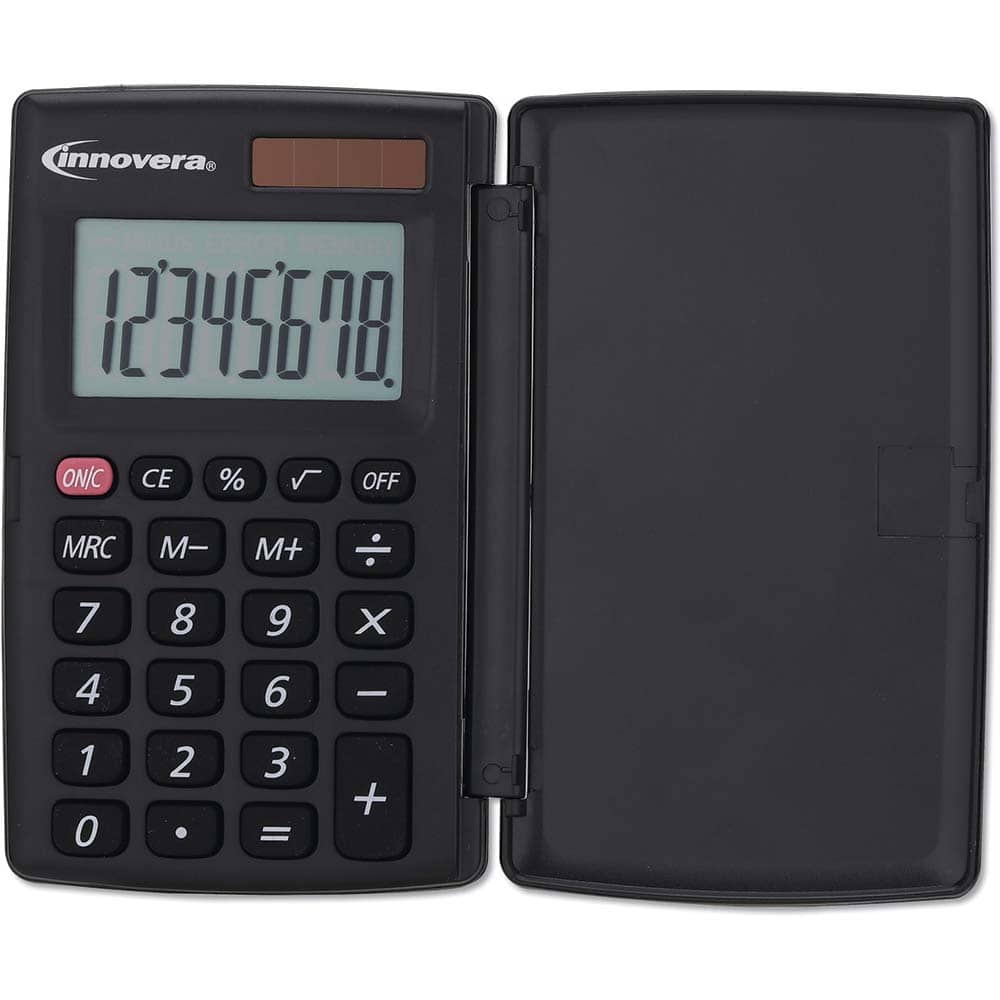 Innovera IVR15921 Calculators; Type: Basic ; Number Of Displayed Digits: 8 ; Display Type: LCD; LCD ; Color: Black ; Print Speed: 1 Line per Second ; Function: Calculation 