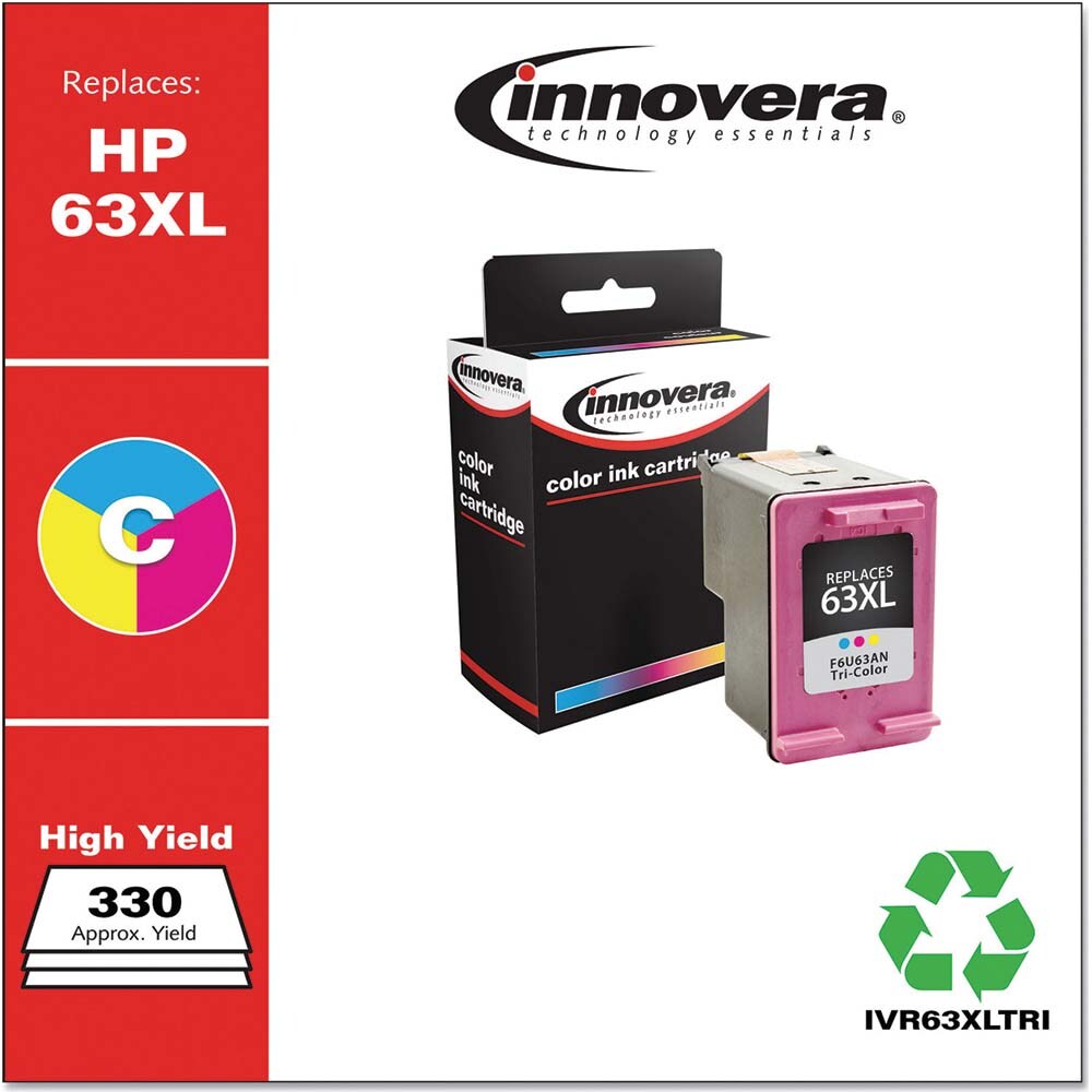 Innovera Remanufactured F6u63an 63xl High Yield Ink 330 Page Yield Tri Color 18927475