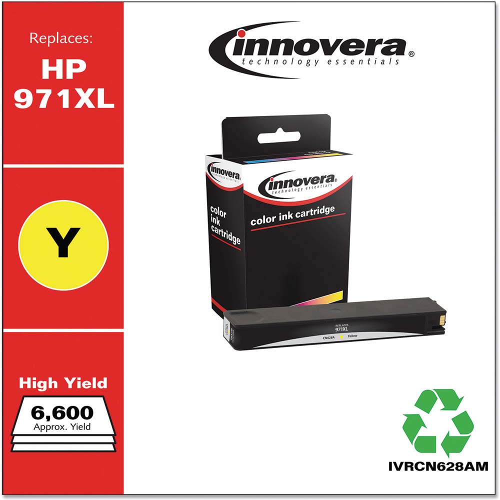innovera Remanufactured CN628AM (971XL) HighYield Ink, 6600 Page