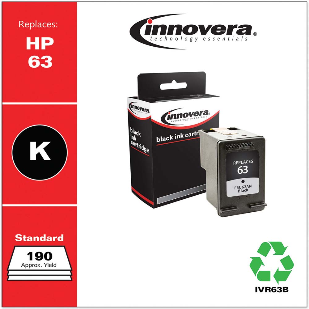 innovera Office Machine Supplies Inkjet Printer Black Use w HP DeskJet 1112 HP DeskJet 2130 HP DeskJet 2132 HP DeskJet 3630 HP DeskJet innovera Office Machine Supplies Inkjet Printer Black Use w HP DeskJet 1112 HP DeskJet 2130 HP DeskJet 2132 HP DeskJet 3630 HP DeskJet