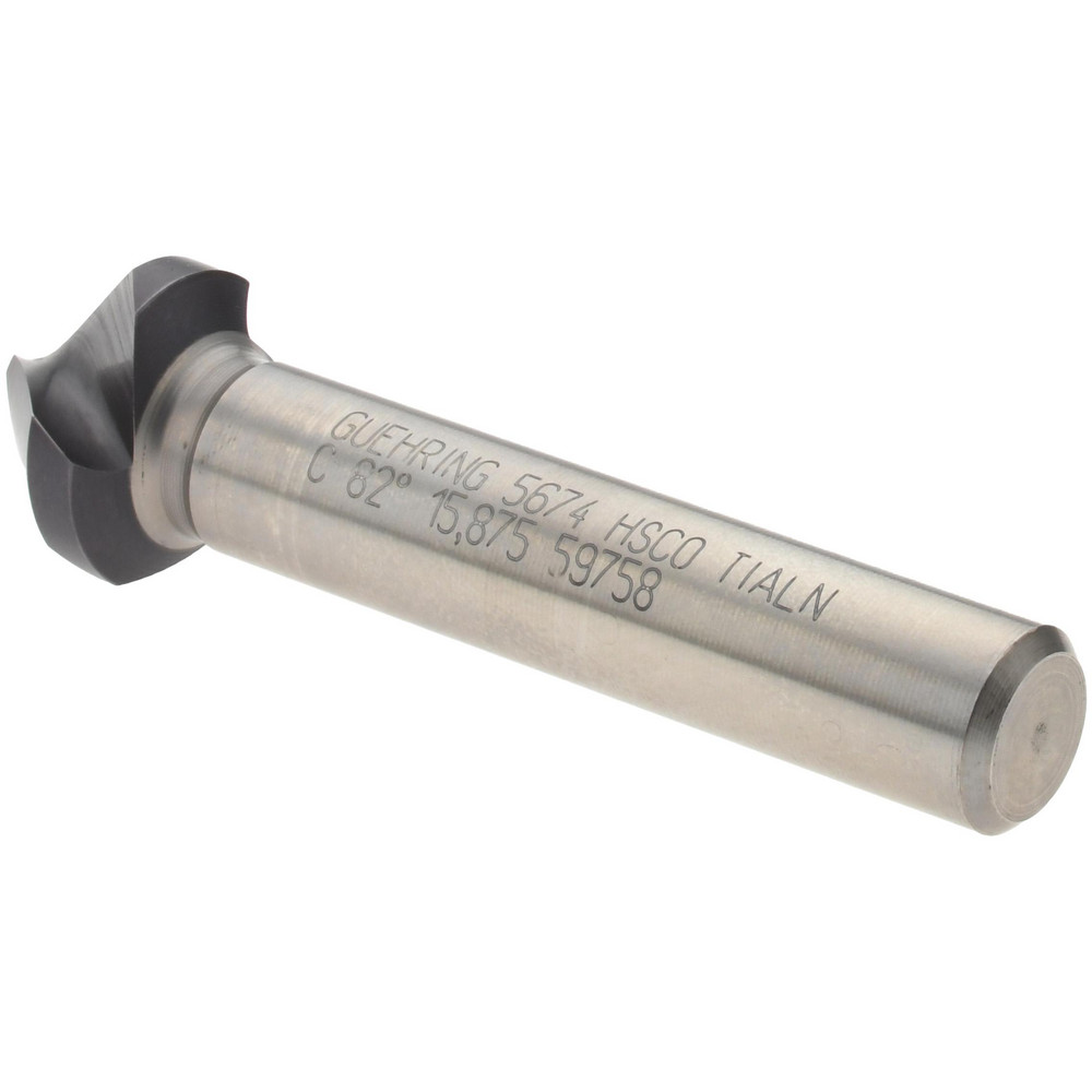Guhring Countersink 5/8" Head Dia, 82 ° Included Angle, 3 Flutes