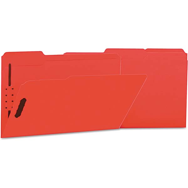UNIVERSAL File Folders with Top Tab Legal, Red, 50/Pack MSC Direct