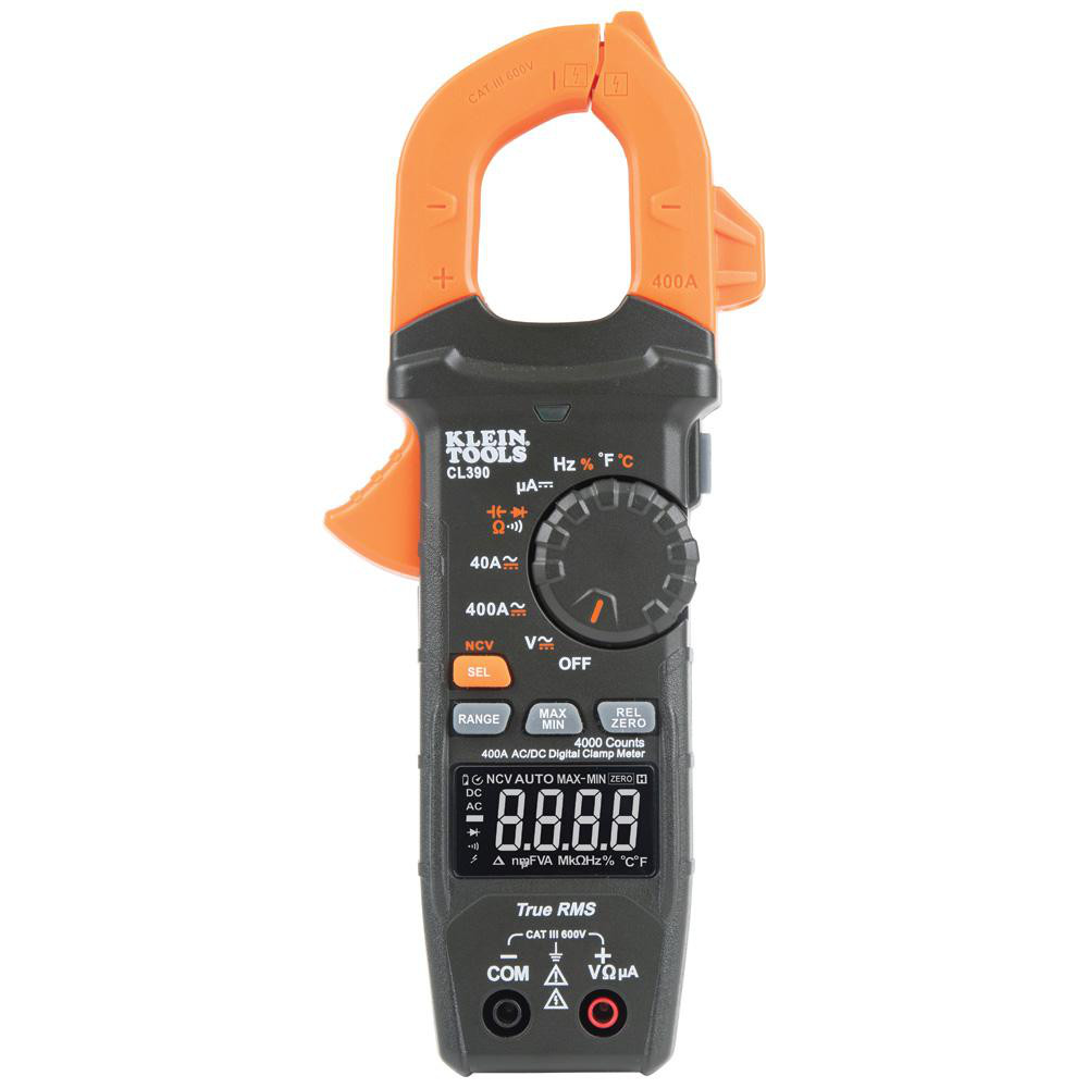 Klein Tools - Clamp Meters: Clamp Meter Type: Auto Ranging; Measures ...