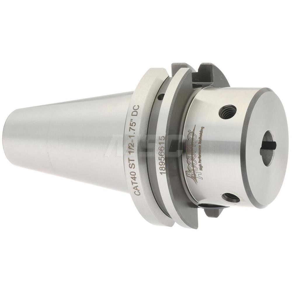 Accupro ST Series End Mill Holder CAT40 Dual Contact Taper Shank, 1/