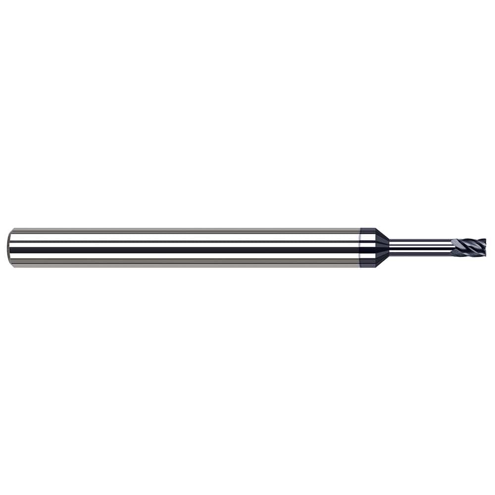 Harvey Tool 812762-C6 Corner Radius End Mill: 0.062" Dia, 3/32" LOC, 0.005" Radius, 5 Flutes, Solid Carbide Image