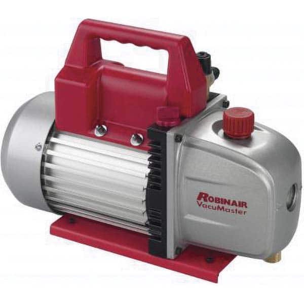 Automotive Vacuum Pumps; Displacement CFM: 8.0 ; Displacement: 8 ; Micron Rating: 40 ; Oil Capacity: 18.6 ; Vacuum Rating: 40 ; Overall Length: 10; 255