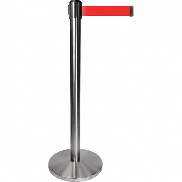 Tensator - Free Standing Retractable Barrier Post: Metal Post, Plastic ...