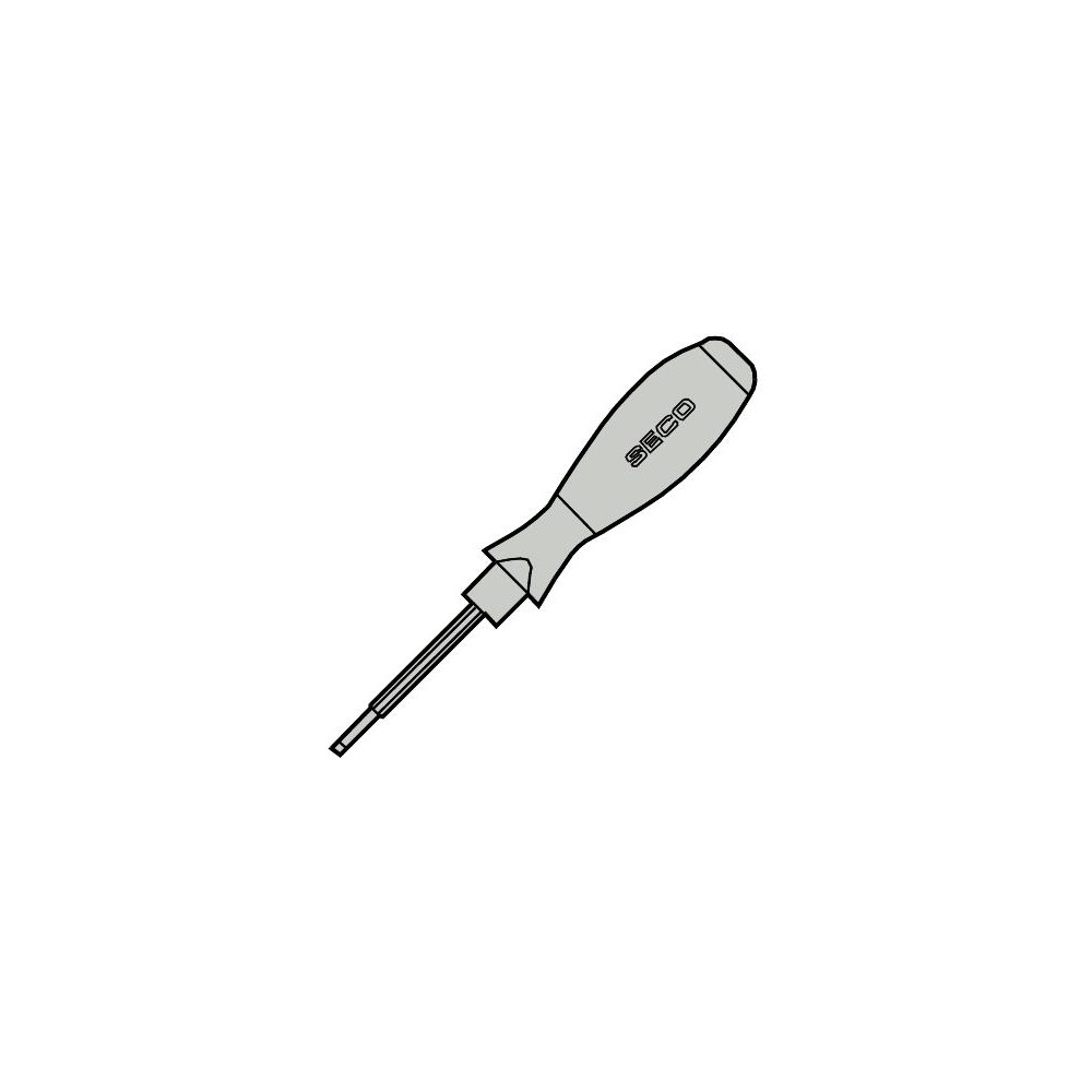 Seco - Driver for Indexables: 0.0591″ Hex Drive - 86262045 - MSC