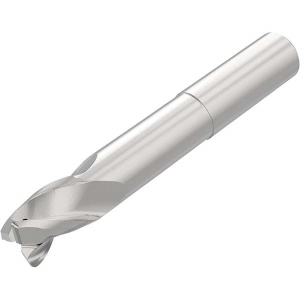 Corner Radius End Mill: 1/2" Dia, 3/4" LOC, 0.0300" Radius, 3 Flute, Solid Carbide