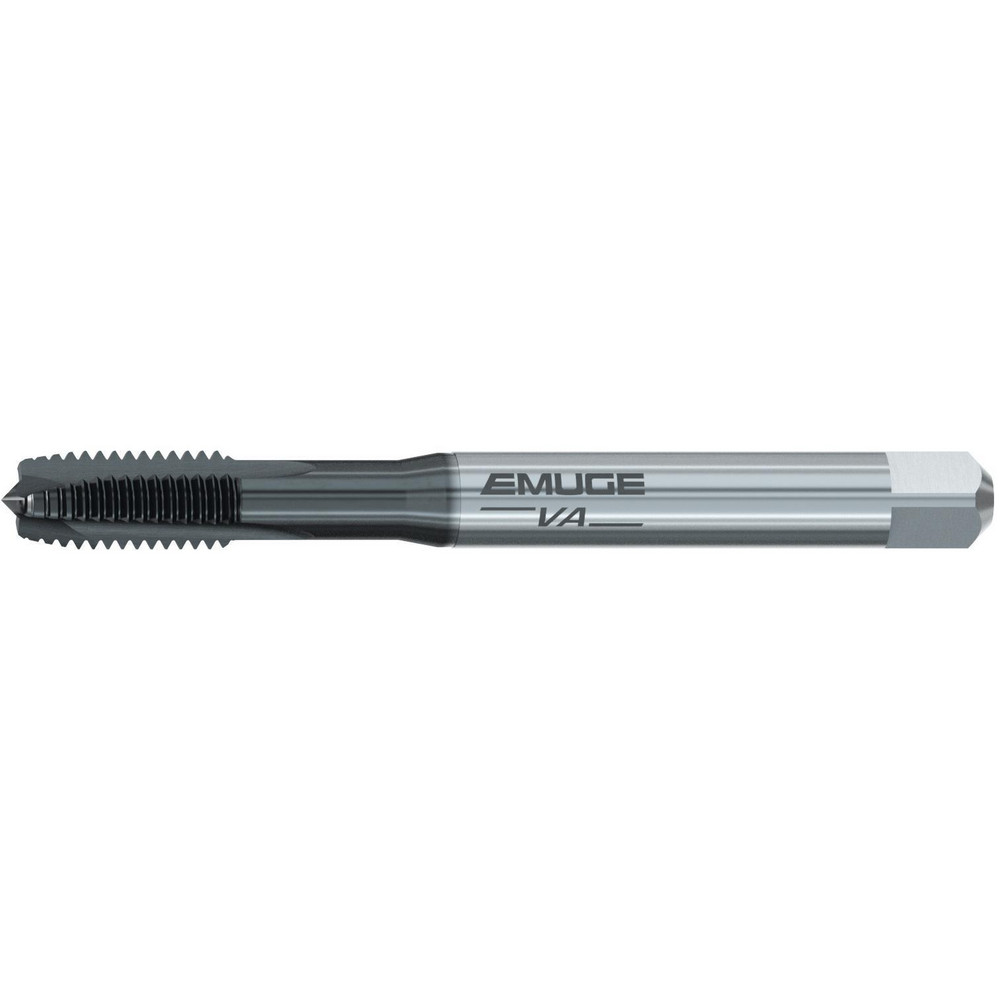 Spiral Point Tap: 1/4-20 UNC, 3 Flutes, Plug Chamfer, 2B Class of Fit, High-Speed Steel-E, GLT-1 Coated
