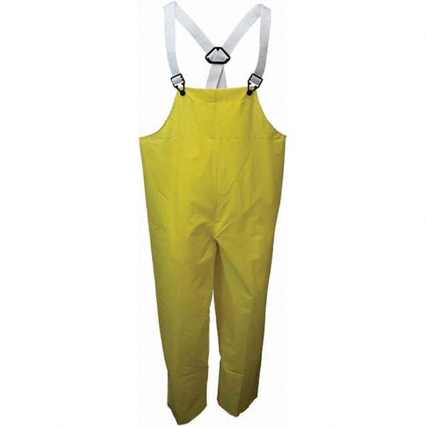 Louisiana Professional Wear Bib Overalls & Suspenders: Size M, Lemon Yellow, Nylon & Polyurethane | Part #410BTRYLMD
