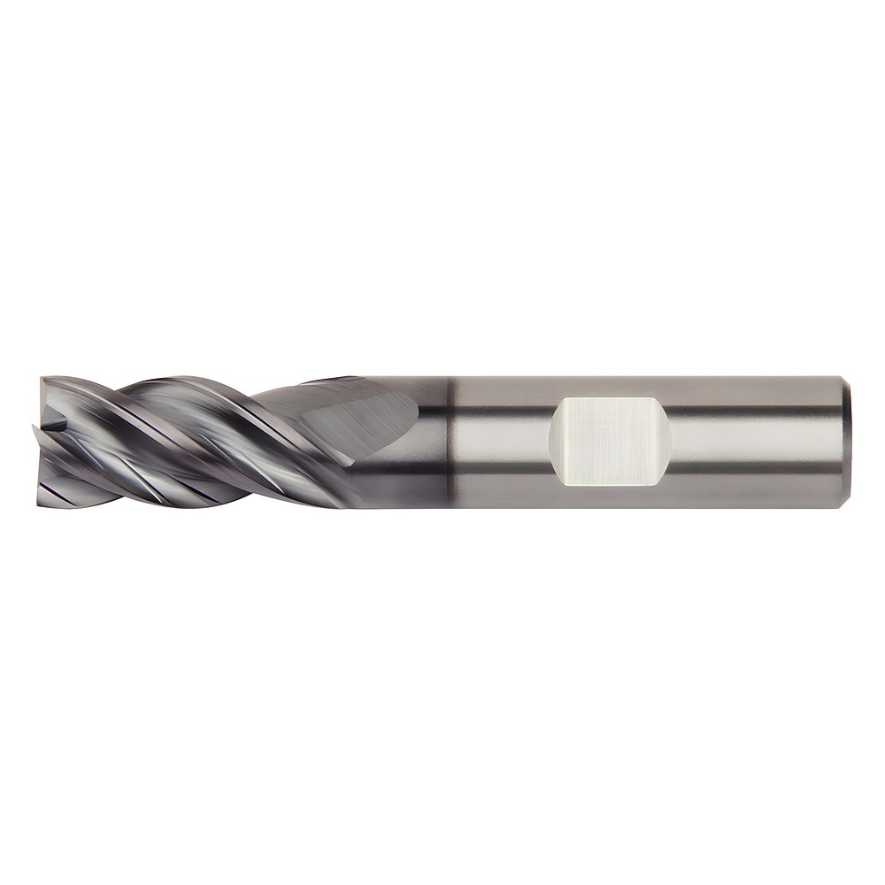 Corner Chamfer End Mill: 6.00 mm Dia, 13.00 mm LOC, 4 Flute, 0.40 mm Chamfer Width, Solid Carbide
