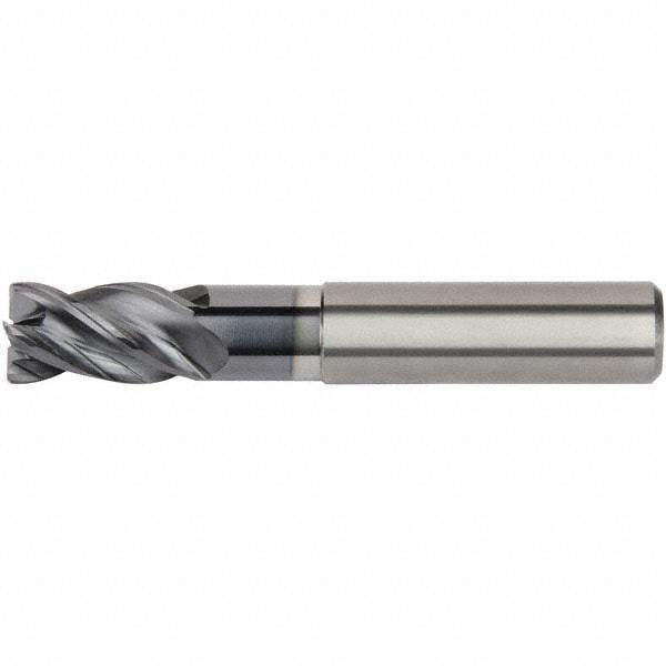 Kennametal 6767785 Corner Radius End Mill: 1/4" Dia, 3/8" LOC, 0.015" Radius, 4 Flutes, Solid Carbide Image