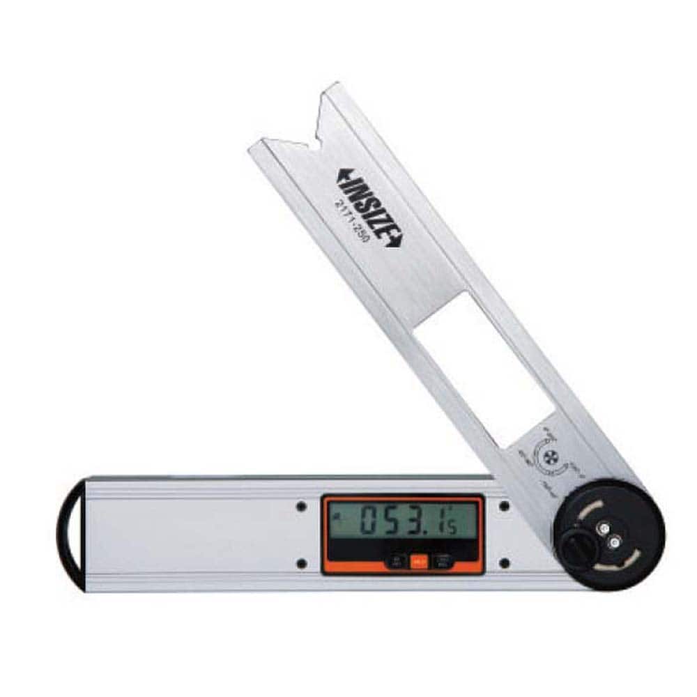 Digital & Dial Protractors; Style: Protractor ; Measuring Range (Degrees): 360.00 ; Blade Length (Inch): 10 ; Magnetic Base: No ; Resolution (Degrees): 0.0500 ; Accuracy (Degrees): 10.15
