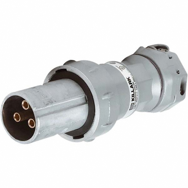 Pin & Sleeve Plugs & Connectors; Connector Type: Plug; Pin Configuration: 3; Pin Configuration: 3; Number Of Poles: 2; Number of Poles: 2; Amperage: 60 A; Amperage: 60 A; Voltage: 600 V ac; Voltage: 600 V ac; Maximum Cord Grip Diameter: 38 mm; Overall Len