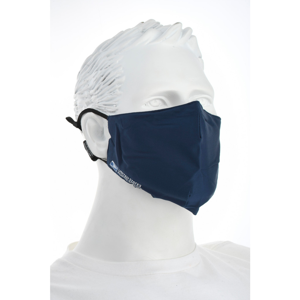 PRO-SAFE - Disposable USPS Logo Mask: Contains Nose Clip, Blue
