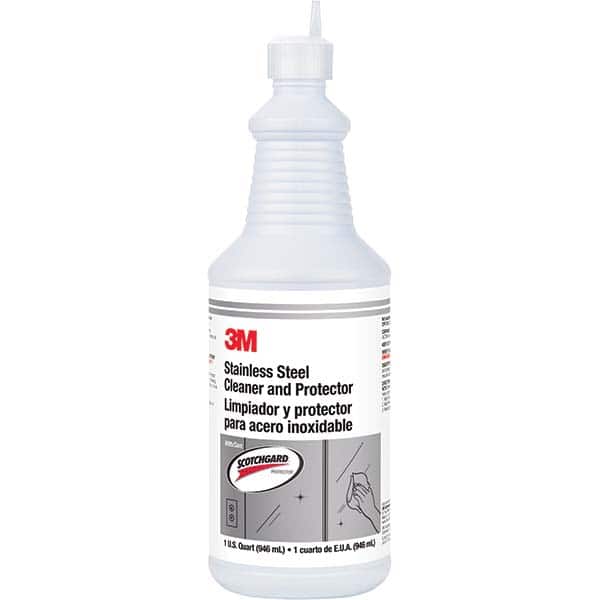 Stainless Steel Cleaner & Polish: Liquid, 32 fl oz Bottle
