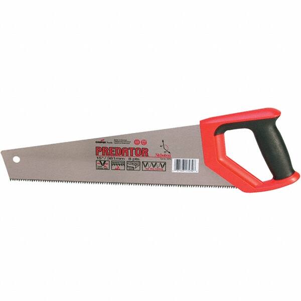 Handsaws; Tool Type: Handsaw ; Blade Length (Inch): 15 ; Applications: Wood ; Handle Material: Plastic ; Blade Material: Carbon Steel ; Handle Style: Ergonomically Design D-Style