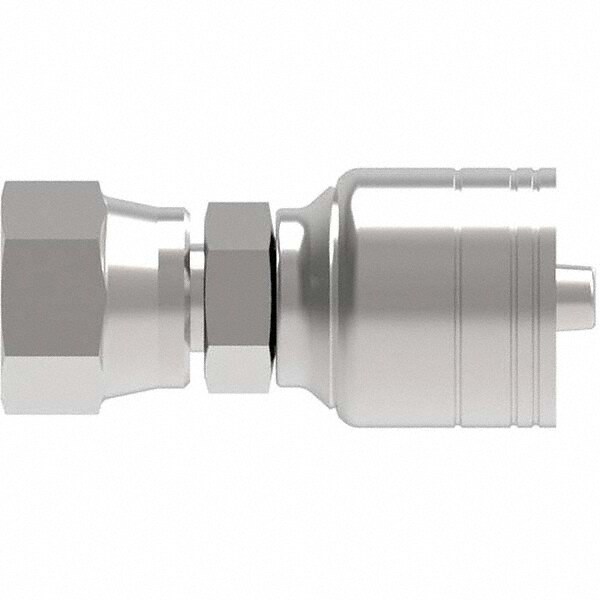 Hydraulic Hose Male Pipe Rigid Fitting: 0.25" ID, 0.125" OD, 4 mm, 1/8-27