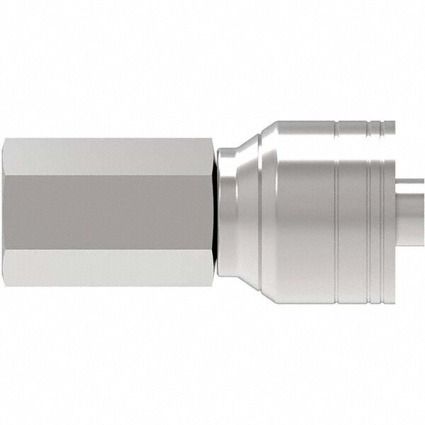 Hydraulic Hose Female Pipe Rigid Fitting: 4 mm, 1/4-18