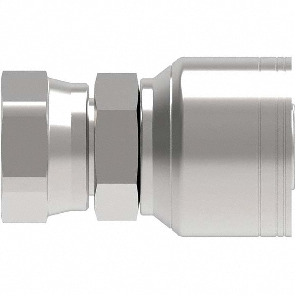Hydraulic Hose Male SAE 37 ° JIC Rigid Fitting: 0.25" ID, 0.25" OD, 4 mm, 7/16-20