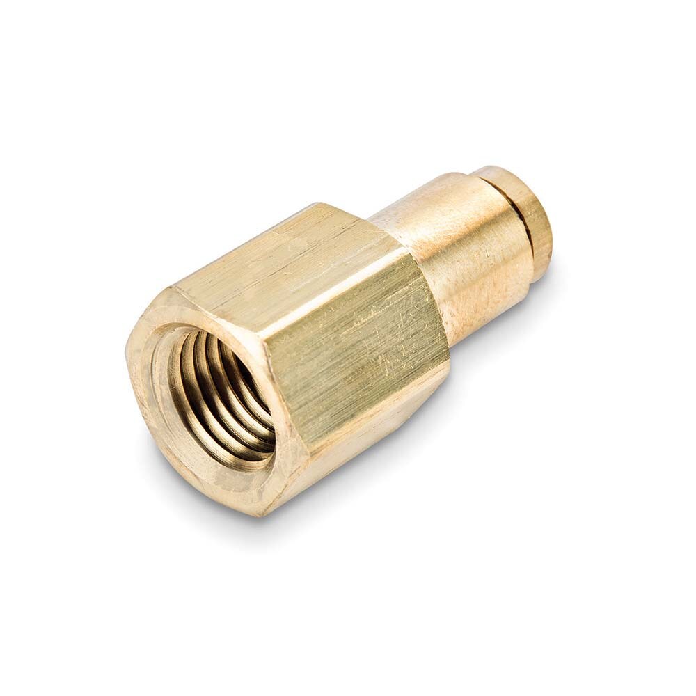 Push-To-Connect Tube to Female & Tube to Female NPT Tube Fitting: 1/4" Thread, 3/8" OD