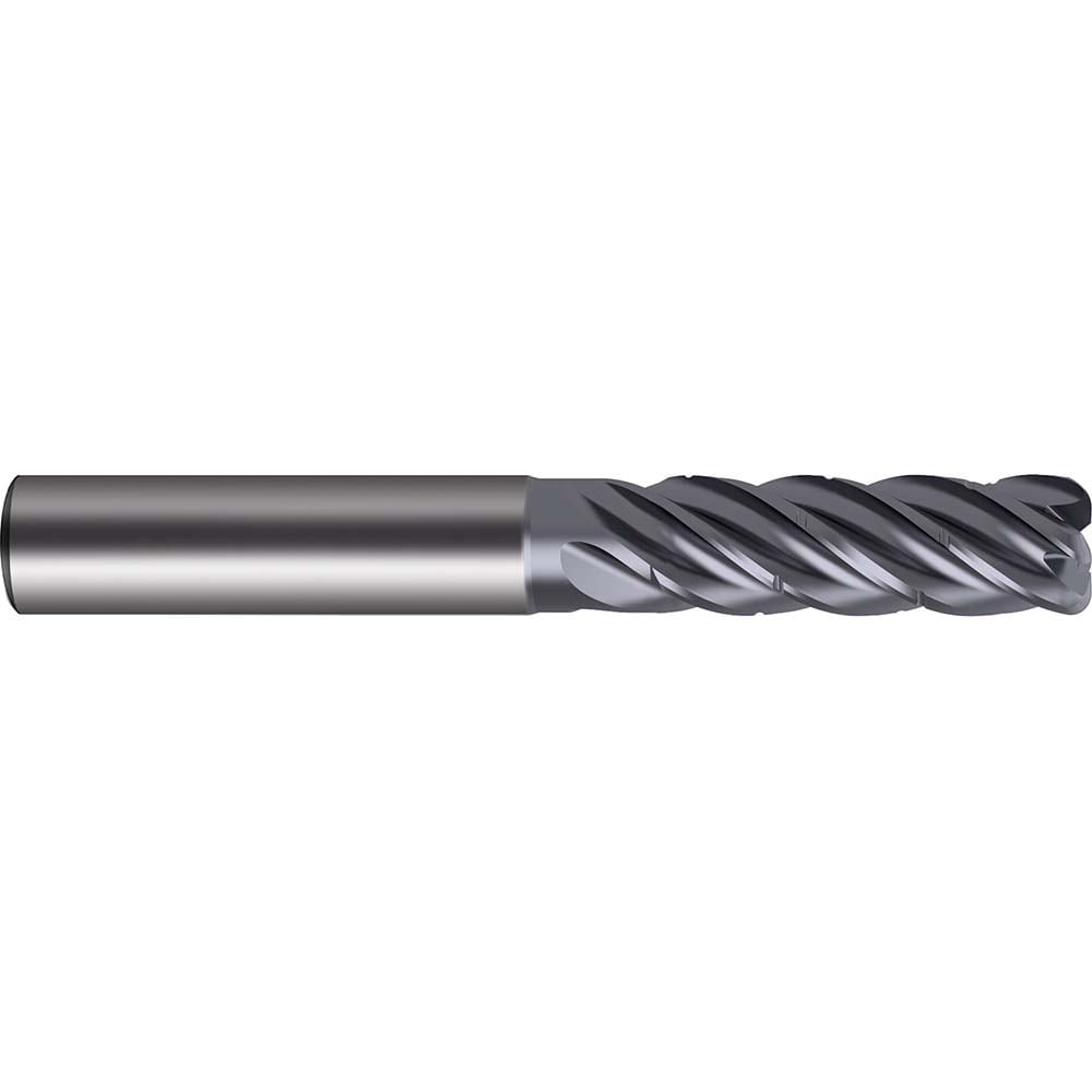 Guhring 6mm Diam 5 Flute Carbide 02mm Corner Radius End Mill