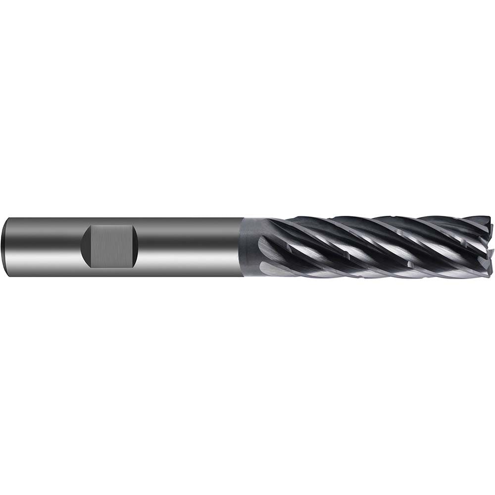 Corner Radius End Mill Head: 2" LOC, 7 Flutes