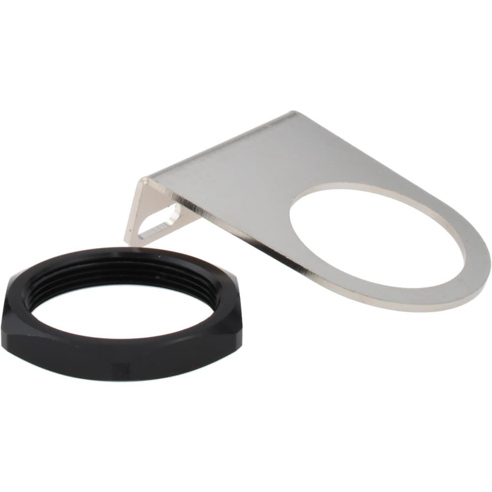 FRL Mounting Bracket: Steel, Use with Precision Air Regulator